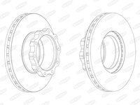 Disc frana MAN NG BERAL BCR144A