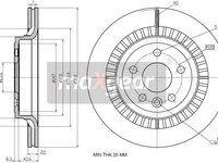 Disc frana MAXGEAR 19-2335