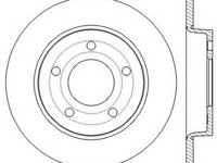 Disc frana MAZDA 3 (BK), MAZDA AXELA limuzina (BK), MAZDA 3 (BL) - JURID 562560JC