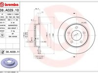 Disc frana MAZDA 3 (BL) (2008 - 2016) BREMBO 08.A029.11 piesa NOUA