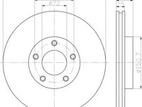 Disc frana MAZDA 3 (BL) (2008 - 2016) Textar 92130403