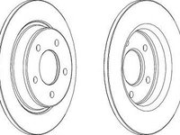 Disc frana MAZDA 3 Limuzina (BK) (1999 - 2009) FERODO DDF1546C piesa NOUA