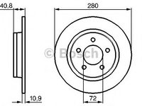 Disc frana MAZDA 3 limuzina (BL) (2008 - 2016) Bosch 0 986 479 181