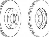 Disc frana MAZDA 3 limuzina BL FERODO DDF1311