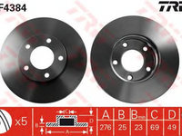 Disc frana MAZDA 3 limuzina BL TRW DF4384 PieseDeTop