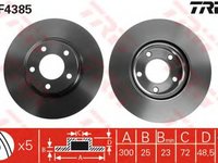 Disc frana MAZDA 3 limuzina BL TRW DF4385