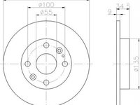 Disc frana MAZDA 323 F IV BG TEXTAR 92096600