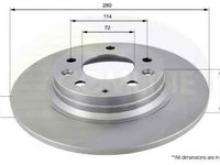 Disc frana MAZDA 323 F VI BJ COMLINE ADC0450