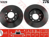 Disc frana MAZDA 323 F VI BJ TRW DF4328 PieseDeTop