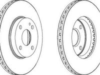 Disc frana MAZDA 323 S IV BG FERODO DDF495