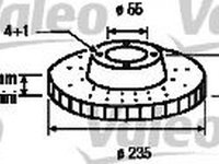 Disc frana MAZDA 323 S VI BJ VALEO 197161 PieseDeTop