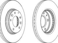 Disc frana MAZDA 6 (GG) (2002 - 2008) FERODO DDF1210