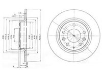 Disc frana MAZDA 6 GG DELPHI BG3875