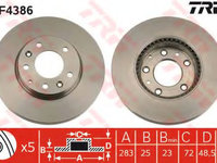 Disc frana MAZDA 6 Station Wagon (GY) (2002 - 2007) QWP WBD455