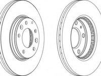 Disc frana MAZDA ATENZA (GG), MAZDA ATENZA hatchback (GG), MAZDA ATENZA combi (GY) - FERODO DDF1210