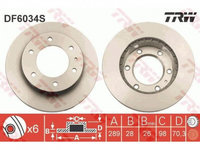 Disc frana Mazda B-SERIE (UN) 1998-2006 #3 0986479711