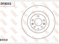 Disc frana MAZDA CX-7 ER TRW DF8043