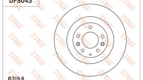 Disc frana MAZDA CX-9 (TB) (2007 - 2016) TRW 