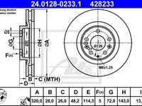 Disc frana MAZDA CX-9 TB ATE 24012802331