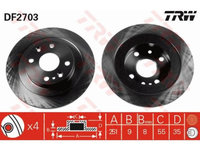 Disc frana Mazda MX-3 (EC) 1991-1997 #2 08685710