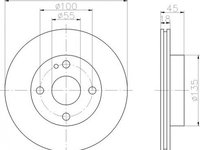 Disc frana MAZDA MX-5 I NA TEXTAR 92061500