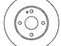 Disc frana MAZDA MX-5 (NA), MAZDA ETUDE IV (BG), MAZDA ETUDE IV (BG) - MAPCO 15537