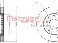 Disc frana MAZDA PREMACY CP METZGER 6110409