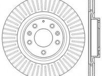 Disc frana MAZDA RX 8 (SE17) - JURID 562562JC