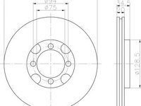 Disc frana MAZDA TELSTAR II (GC), MAZDA TELSTAR II hatchback (GC), MAZDA 626 II cupe (GC) - TEXTAR 92047200