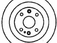 Disc frana MAZDA TELSTAR II (GC), MAZDA TELSTAR II hatchback (GC) - JURID 561398J