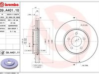 Disc frana MAZDA TRIBUTE EP BREMBO 09A40110