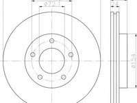 Disc frana MAZDA TRIBUTE inchis (EP), FORD ESCAPE, FORD USA ESCAPE - TEXTAR 92146503