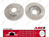 Disc frana MAZDA XEDOS 9 (TA) (1993 - 2002) ABE C33061ABE