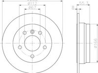 Disc frana MERCEDES A-CLASS (W168) (1997 - 2004) TEXTAR 92099703 piesa NOUA