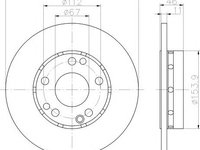 Disc frana MERCEDES-BENZ 190 limuzina (W201) - TEXTAR 92027403