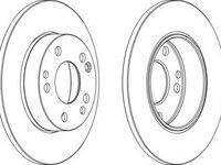 Disc frana MERCEDES-BENZ 190 limuzina (W201), MERCEDES-BENZ 170 (W170) - FERODO DDF053