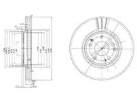 Disc frana MERCEDES-BENZ 190 W201 DELPHI BG2675