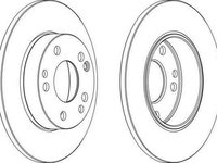 Disc frana MERCEDES-BENZ 190 W201 FERODO DDF053