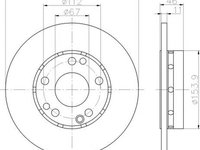 Disc frana MERCEDES-BENZ 190 W201 TEXTAR 92027403