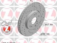 Disc frana MERCEDES-BENZ 190 W201 ZIMMERMANN 400.1419.52