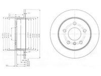 Disc frana MERCEDES-BENZ A-CLASS W169 DELPHI BG3910