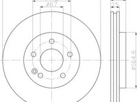 Disc frana MERCEDES-BENZ A-CLASS (W169), MERCEDES-BENZ B-CLASS (W245) - TEXTAR 92132003