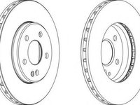 Disc frana MERCEDES-BENZ A-CLASS (W169), MERCEDES-BENZ B-CLASS (W245) - FERODO DDF1316