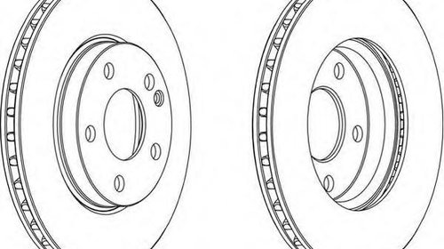 Disc frana MERCEDES-BENZ A-CLASS (W169), MERC