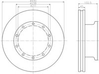 Disc frana MERCEDES-BENZ ACTROS MP2 / MP3 (2002 - 2020) TEXTAR 93087900