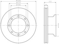 Disc frana MERCEDES-BENZ ATEGO 2 TEXTAR 93102300