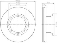 Disc frana MERCEDES-BENZ ATEGO 2 TEXTAR 93102400