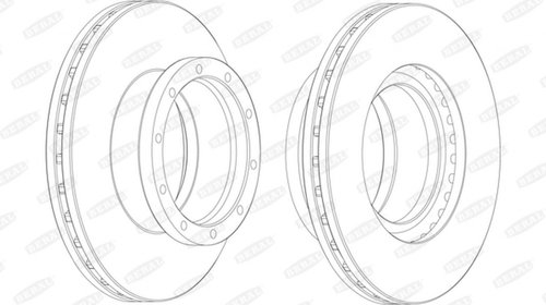 Disc frana MERCEDES-BENZ ATEGO BERAL BCR145A