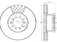 Disc frana MERCEDES-BENZ ATEGO, MERCEDES-BENZ ATEGO 2 - JURID 567764J