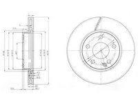 Disc frana MERCEDES-BENZ B-CLASS (W245) (2005 - 2011) DELPHI BG3845C